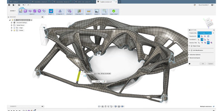 Generative design in Autodesk Fusion (360)