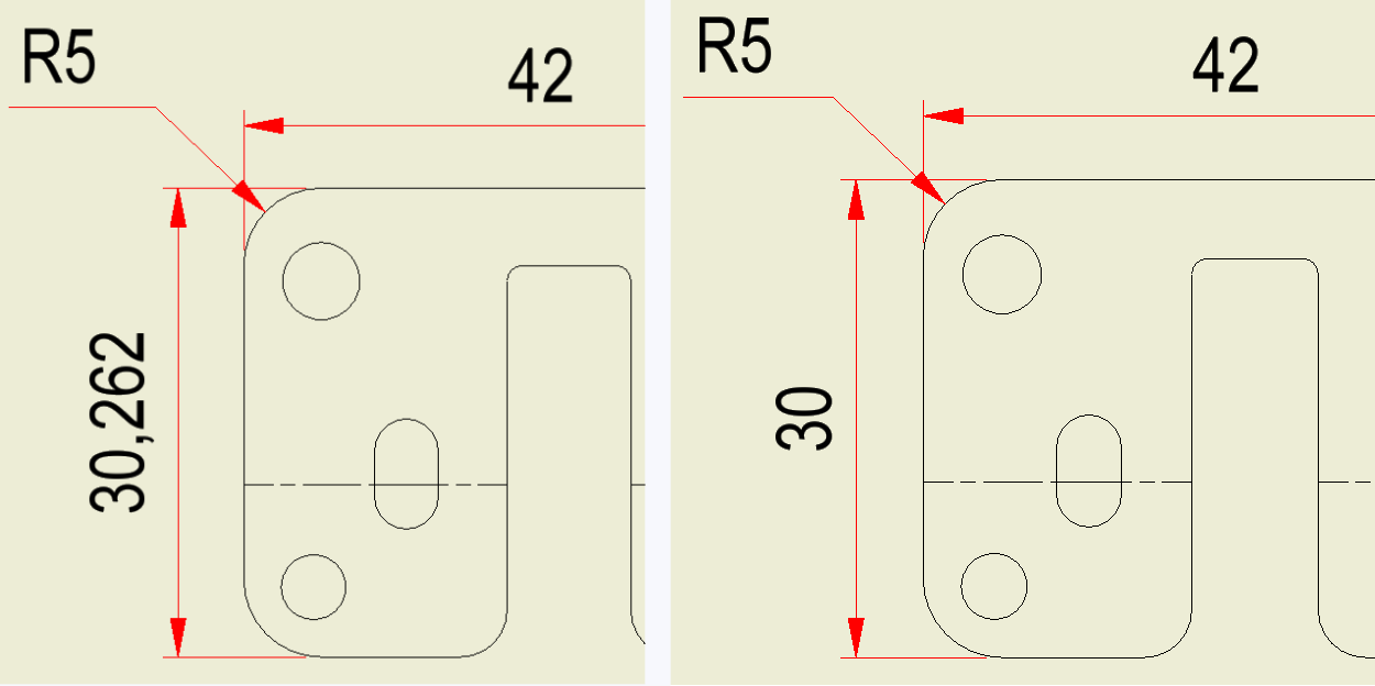 Dimension Precision