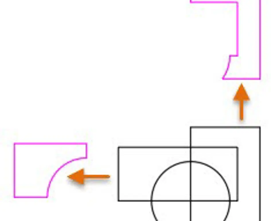 Printscreen polylijnen AutoCAD
